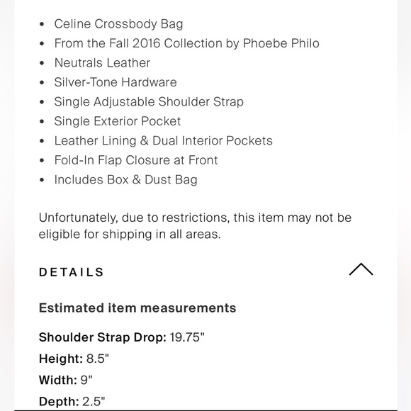 Celine medium trotteur bag - Picture 9 of 9